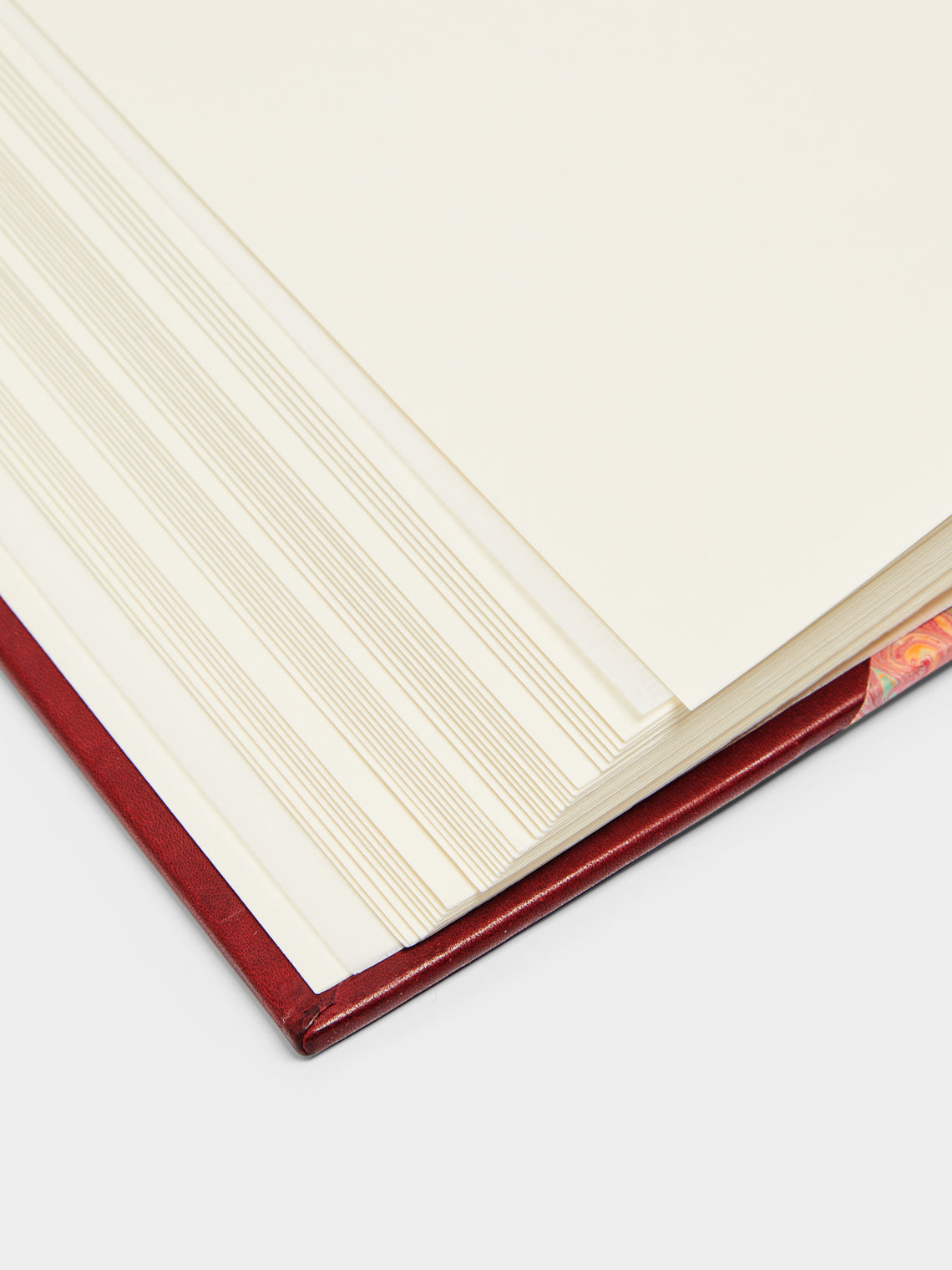 Giannini Firenze - Hand-Marbled Leather Bound Photo Album -  - ABASK