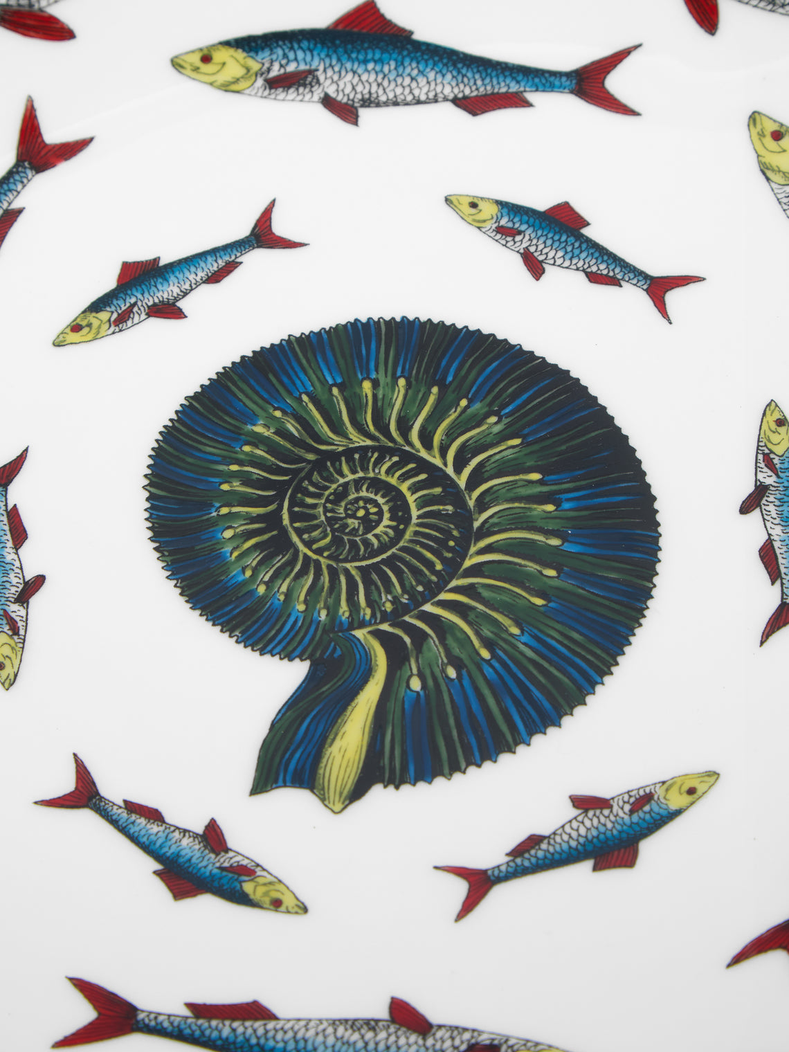 Fornasetti - Vortice Hand-Painted Porcelain Centrepiece -  - ABASK