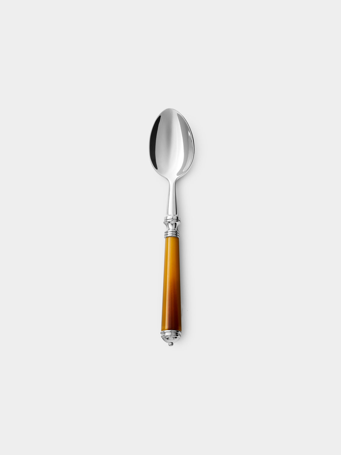 Alain Saint-Joanis - Marbella Dark Horn Resin Dessert Cutlery (Set of 4) - Brown - ABASK