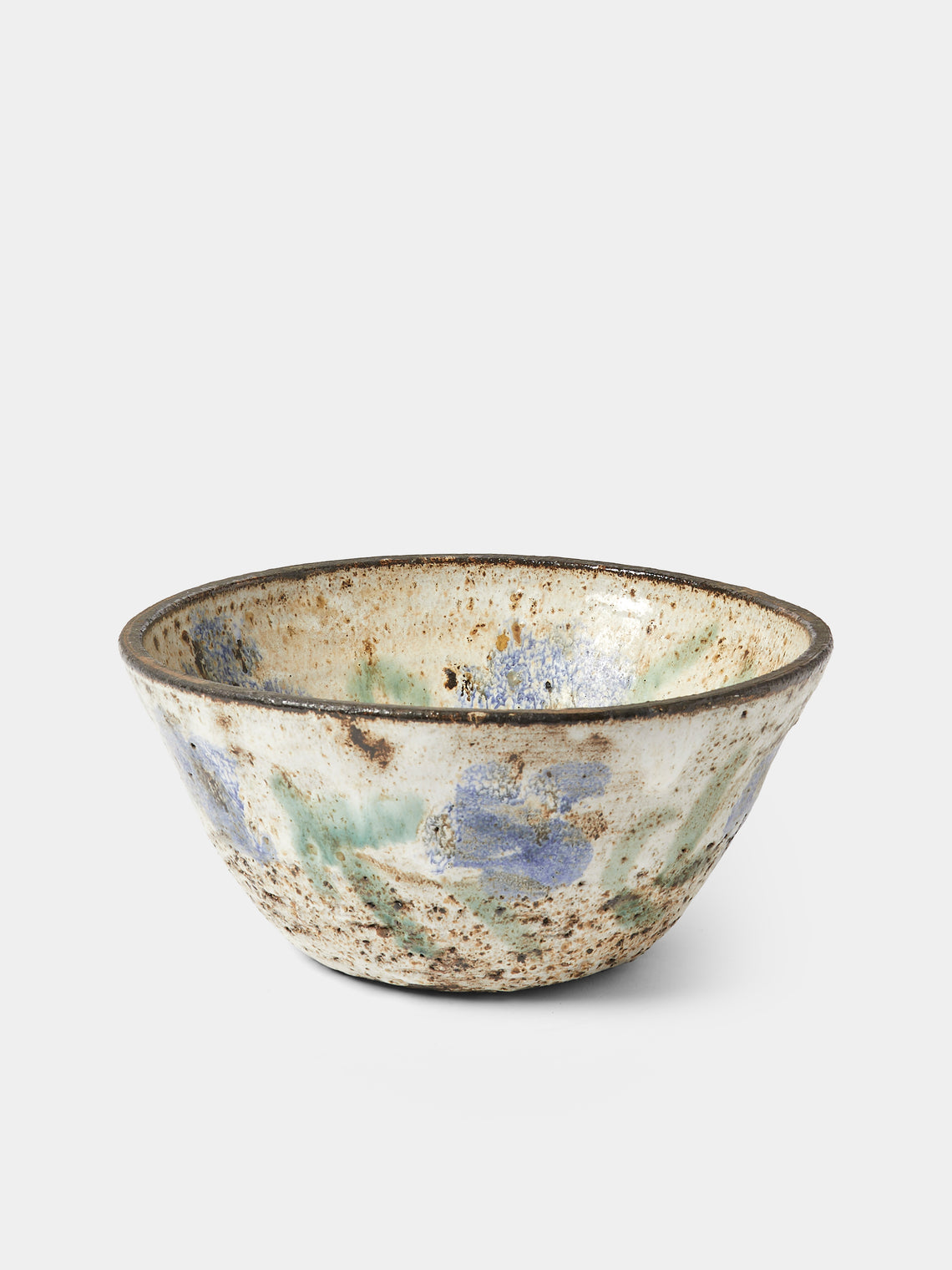 Antique and Vintage - Mid-Century Albert Thiry Ceramic Bowl - Beige - ABASK