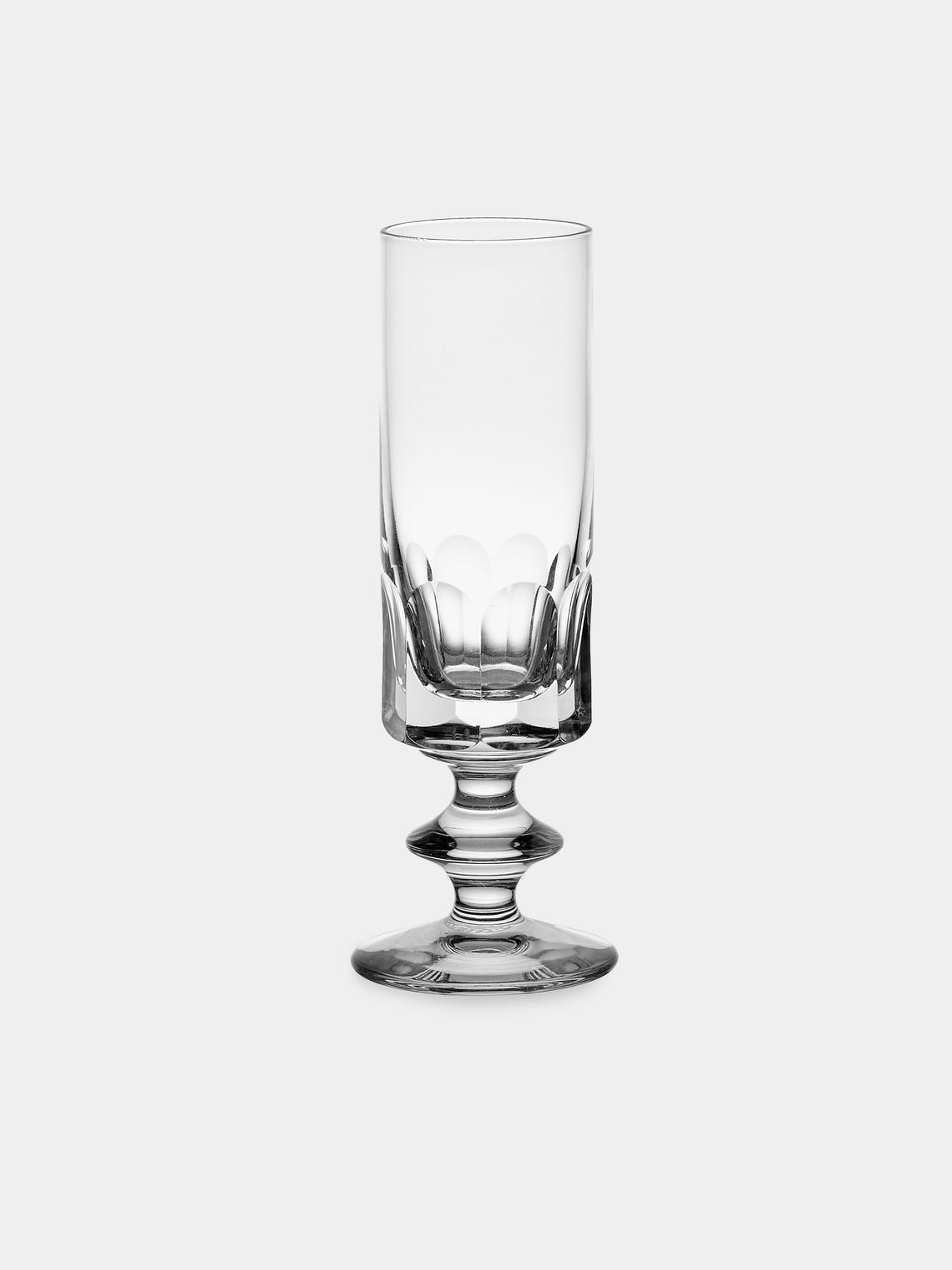 Antique and Vintage - Mid-Century Bayel Crystal Champagne Flutes (Set of 10) - Clear - ABASK - 