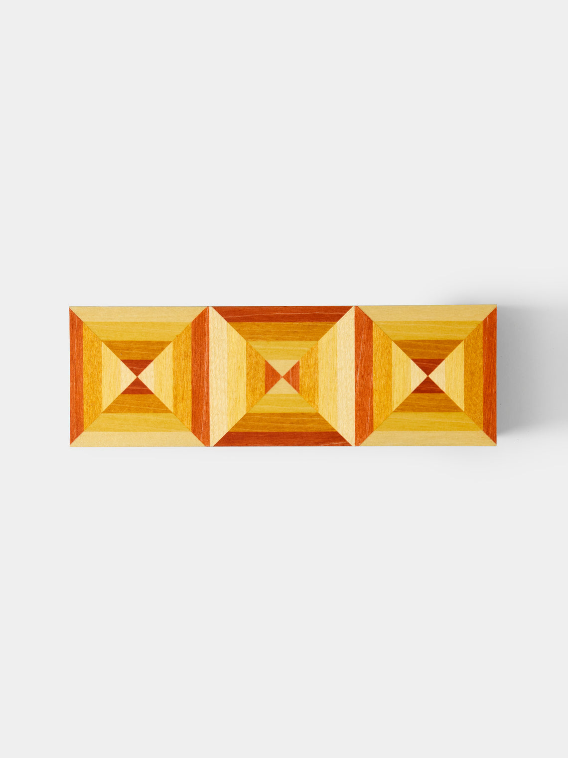 Kevin Stamper - Albers Wood Desk Box - Yellow - ABASK