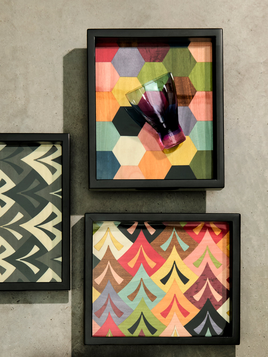 Biagio Barile - Octagon Wood Inlay Tray -  - ABASK