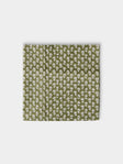 Chamois - Dancing Star Block-Printed Cotton Napkins (Set of 8) - Green - ABASK - 