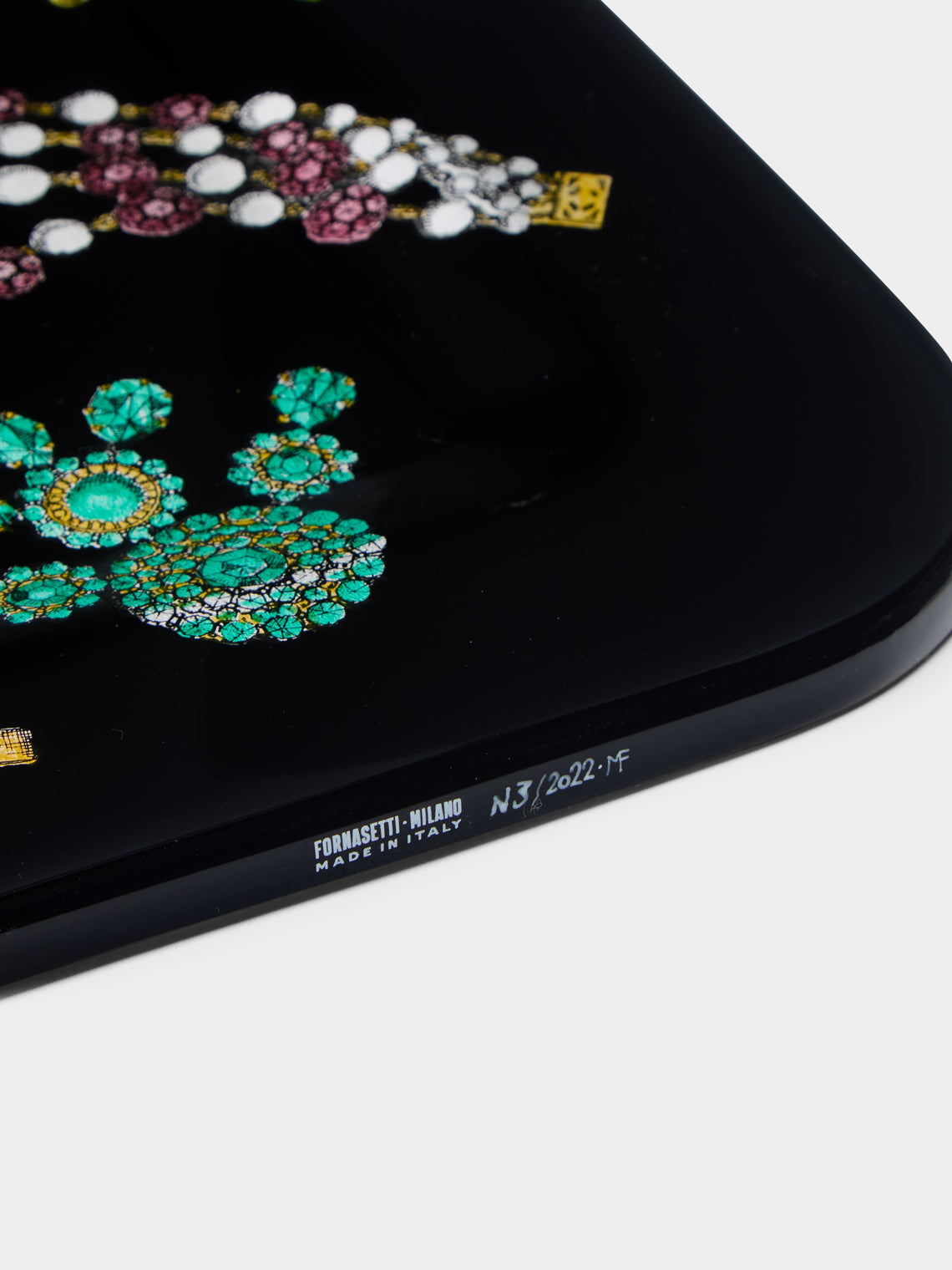 Fornasetti - Gioielli Hand-Painted Wood Tray -  - ABASK