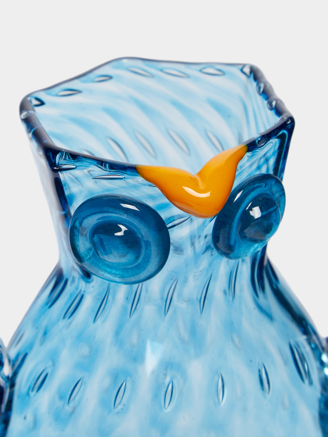 Stewart Hearn - Owl Hand-Blown Glass Jug -  - ABASK