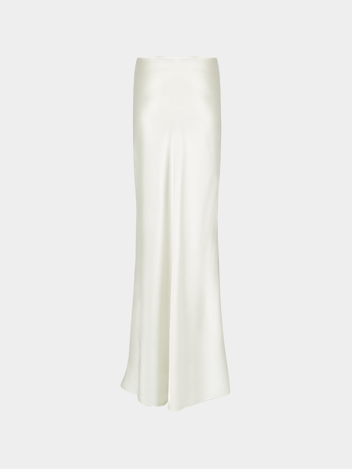 Ryan Roche - Silk Bias Long Skirt | Size: S - Ivory - ABASK