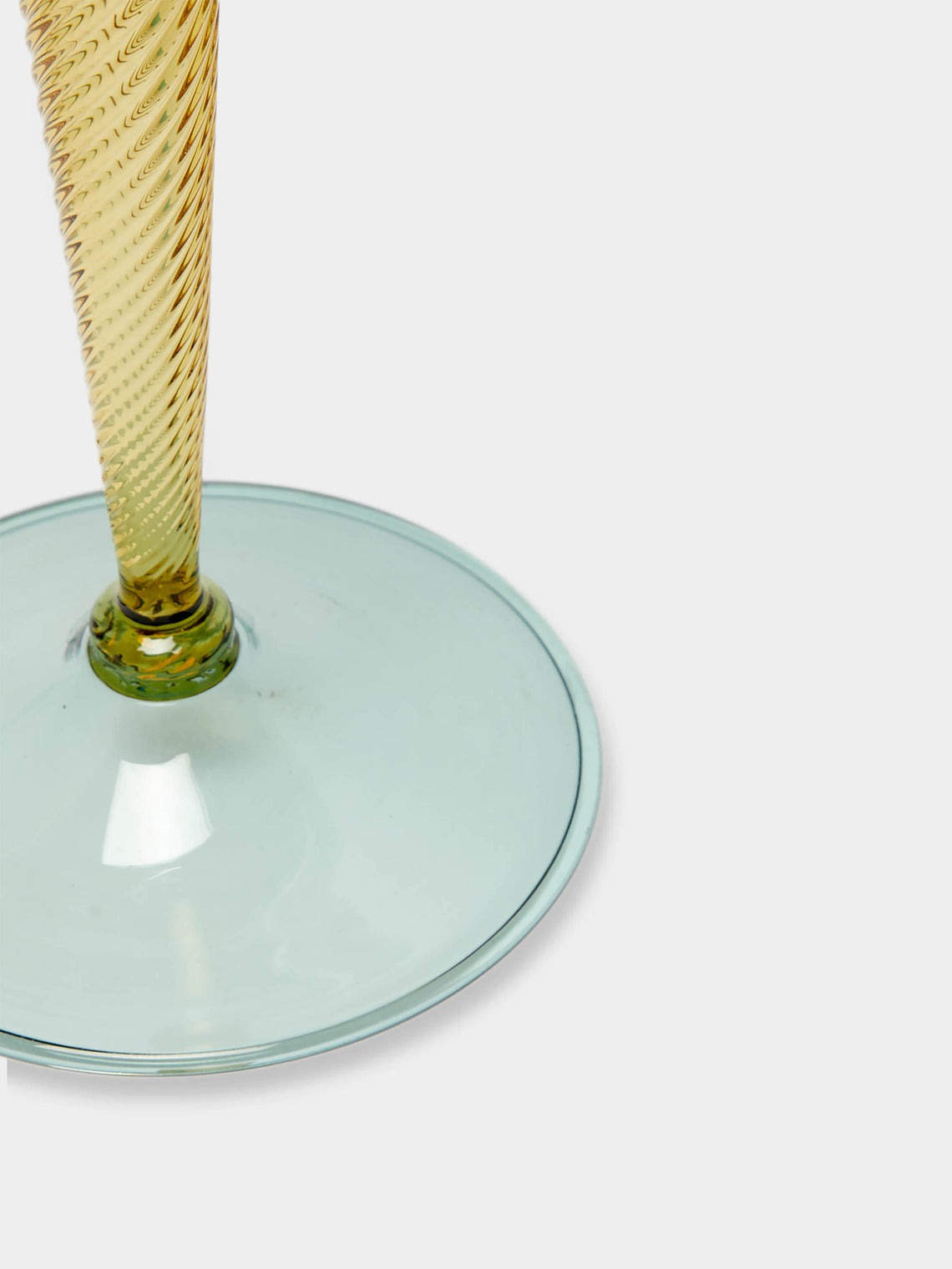 Antique and Vintage - 1920s Frederick Carder for Steuben Glass Candlestick -  - ABASK