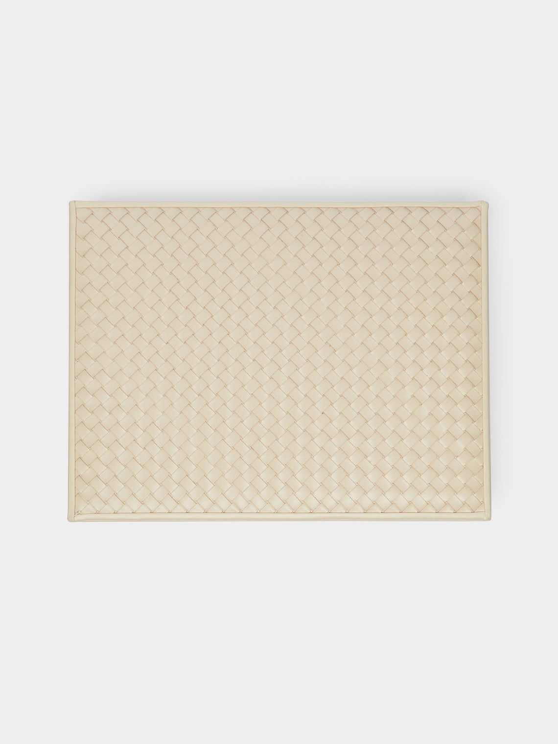 Riviere - Eva Woven Leather Poker Case -  - ABASK