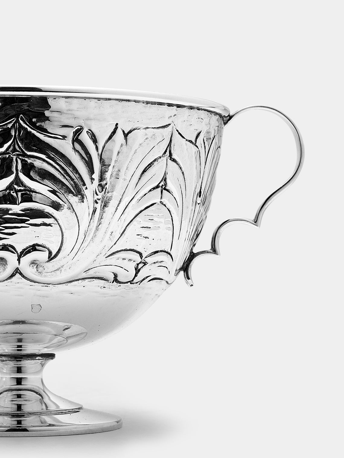 Antique and Vintage - 1950s Pradella Ilario Solid Silver Footed Bowl - Silver - ABASK