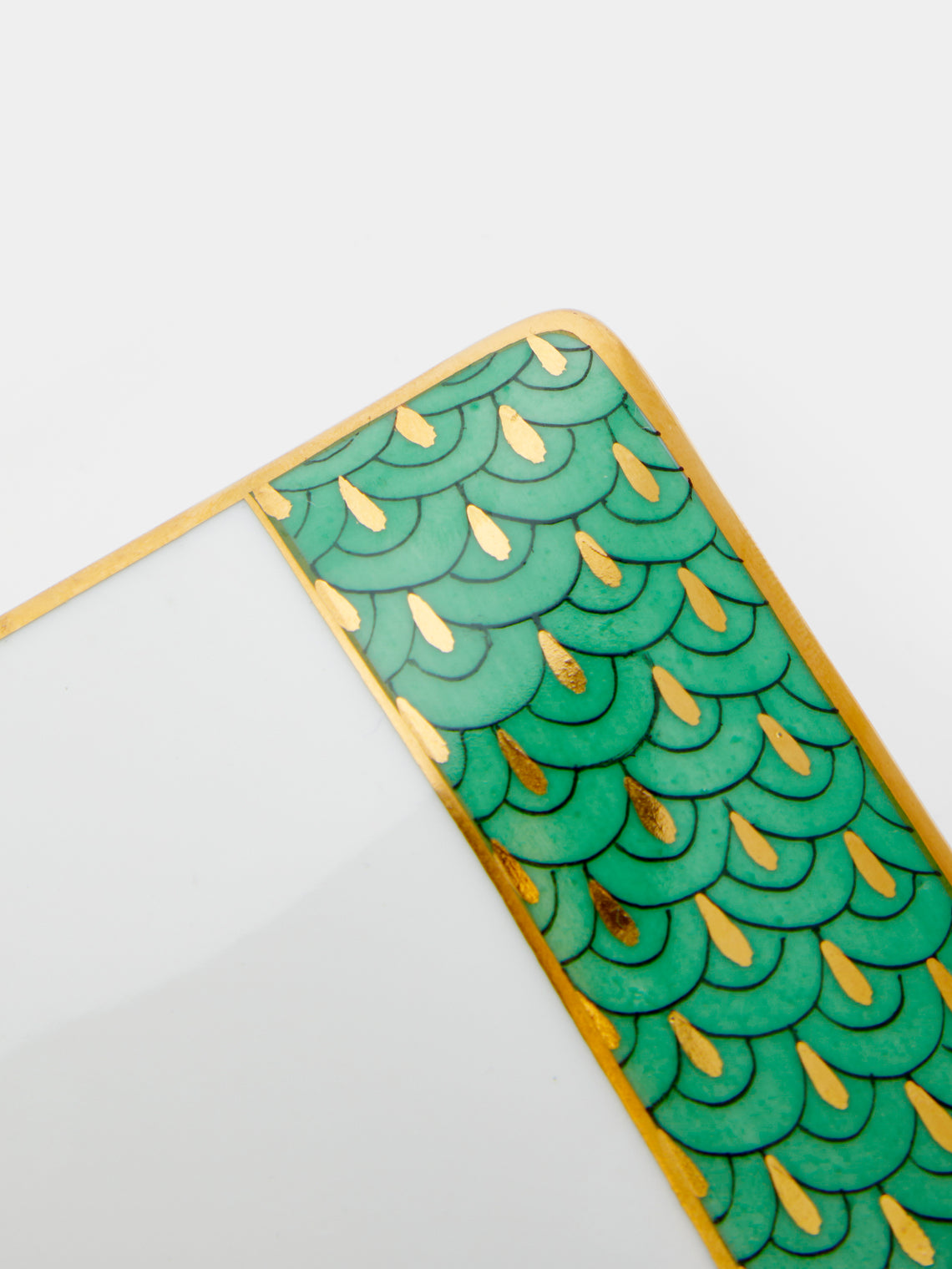 Augarten - Secession Hand-Painted Porcelain Square Box -  - ABASK