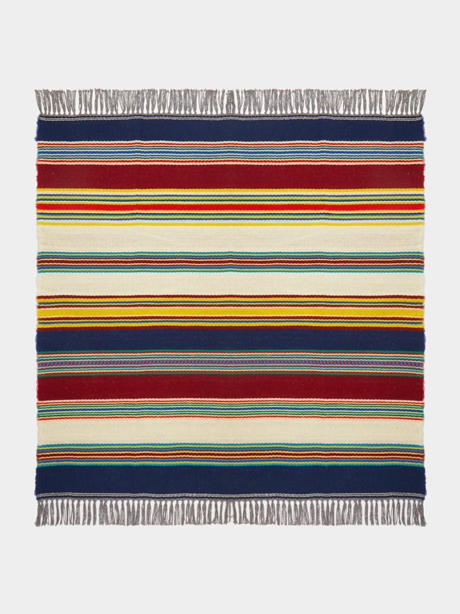 Fábrica Alentejana de Lanifícios - Handwoven Wool Rug with Fringe -  - ABASK - 