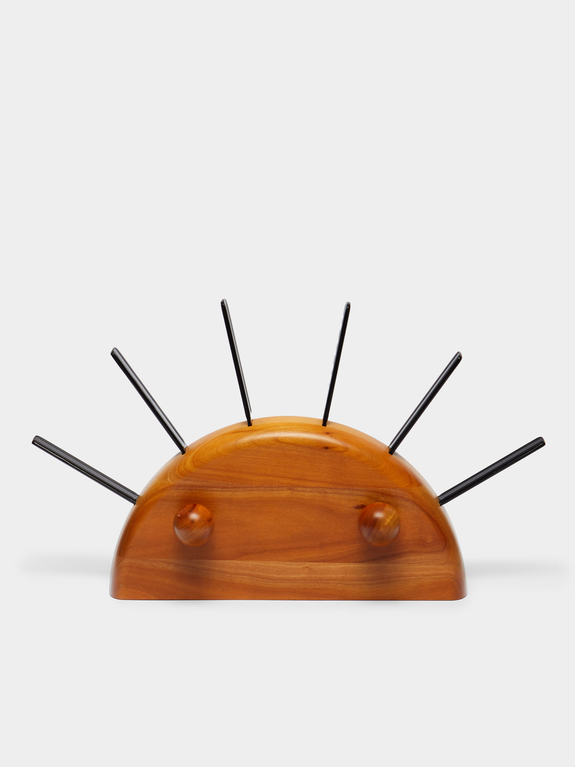Antique and Vintage - Mid-Century Carl Auböck for Ostovics Culinar Wooden Cheese Knives with Block -  - ABASK - 