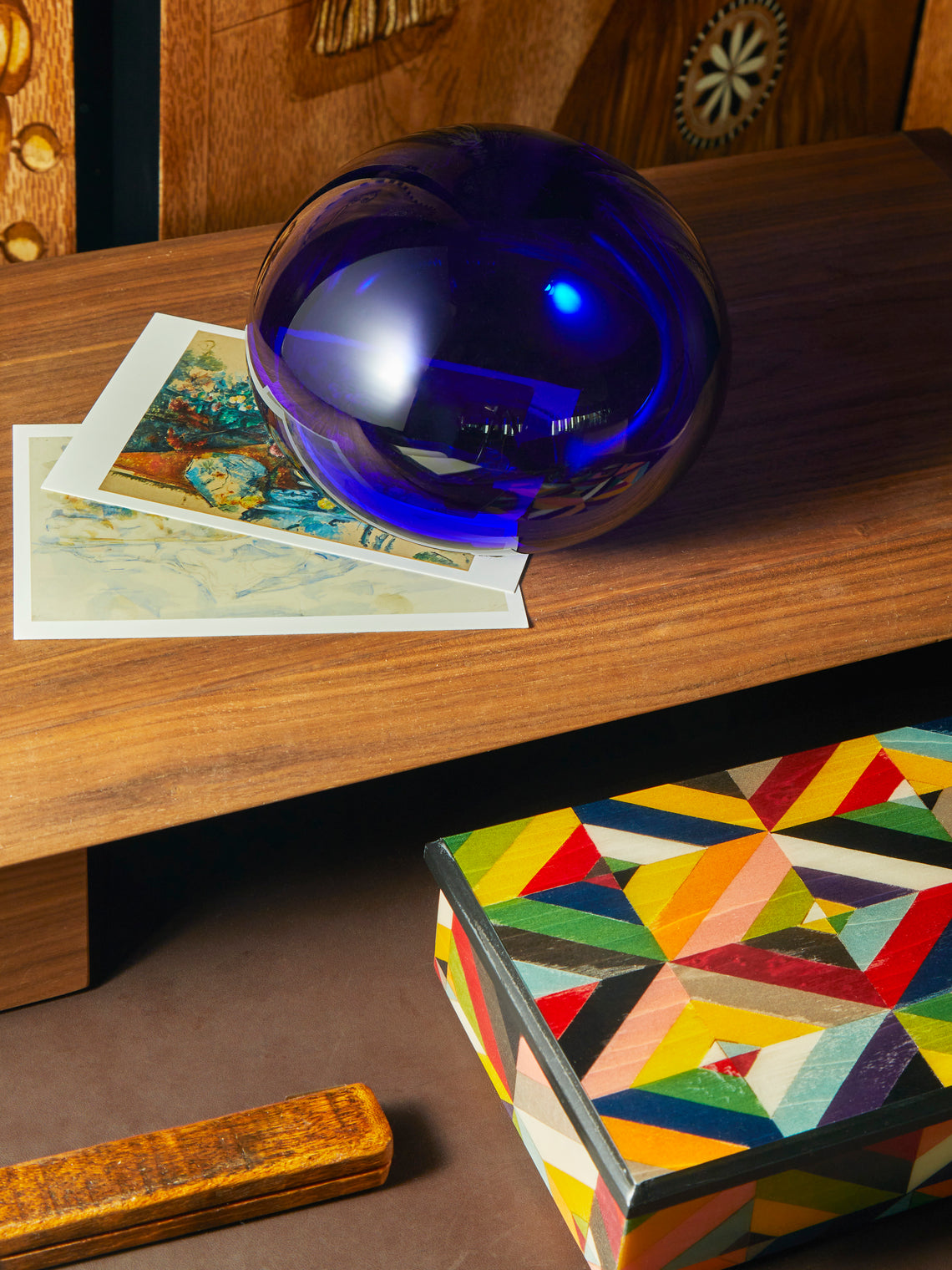 Hand-Blown Murano Glass Paperweight