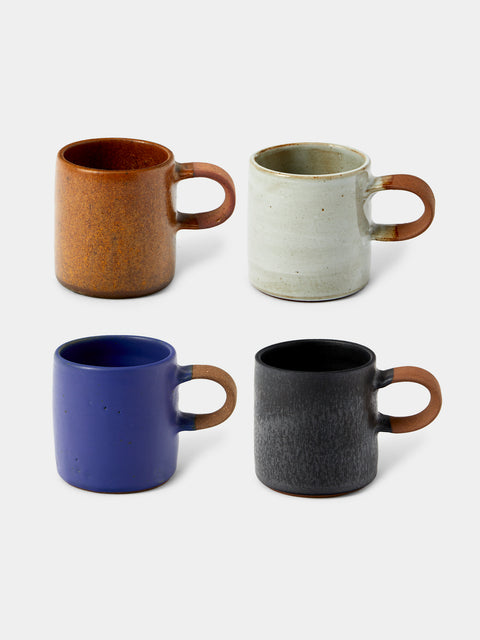 Shin Kibok - Ceramic Coffee Cups (Set of 4) - Multiple - ABASK - 