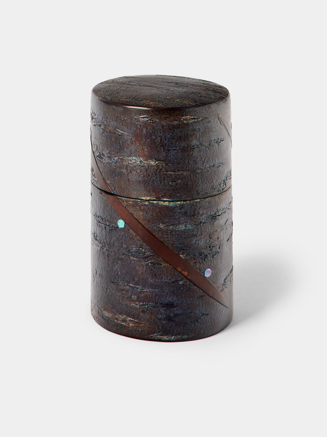 Denshiro - Morning Glory Cherry Bark Tea Canister - Purple - ABASK - 