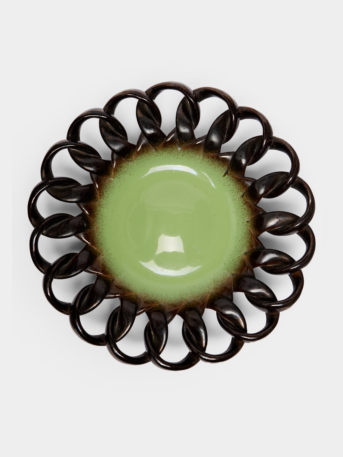 Antique and Vintage - 1950s Braided Ceramic Bowl -  - ABASK