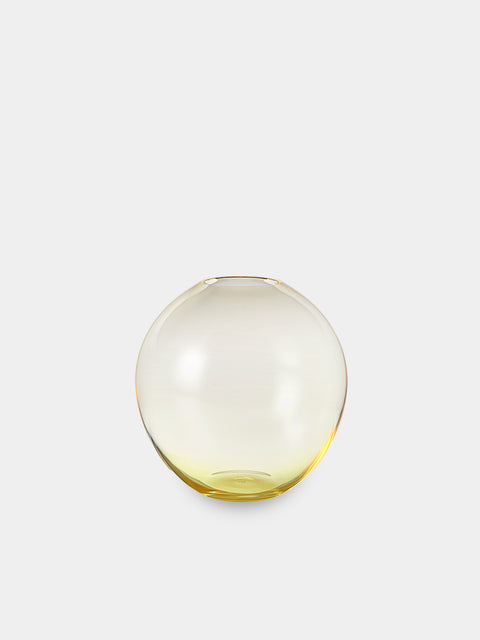 Lobmeyr - BV60 Flower Crystal Bud Vase (4in/10cm) - Yellow - ABASK - 