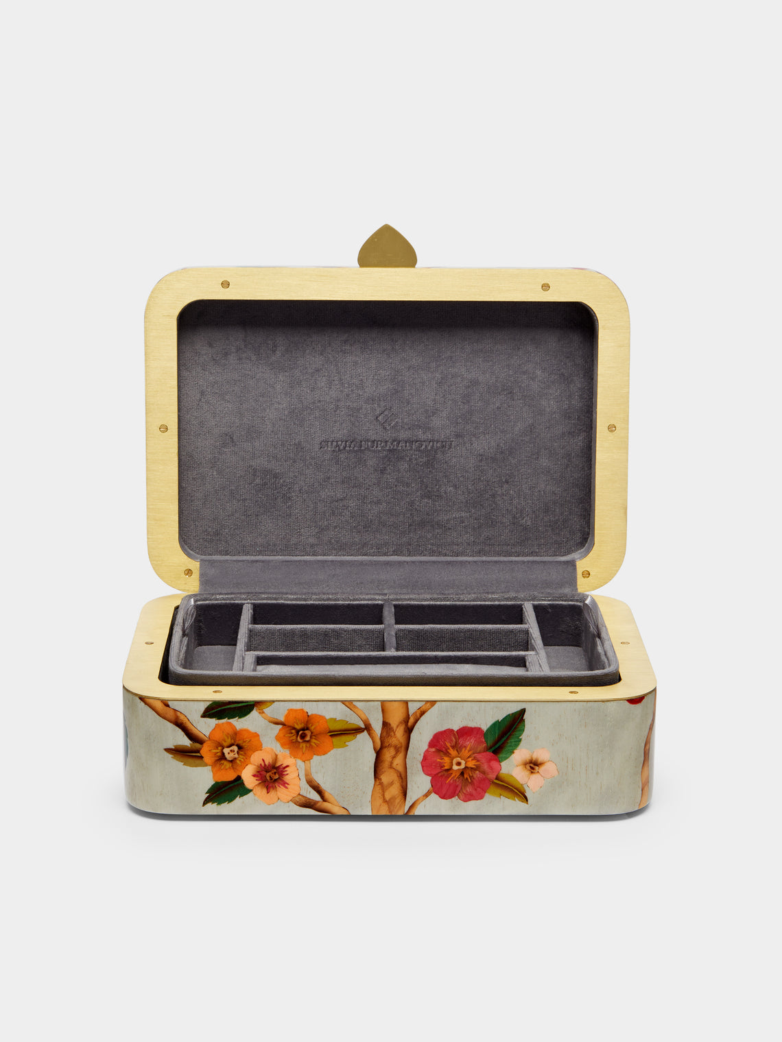 Silvia Furmanovich - Bird Marquetry Wood Jewellery Box -  - ABASK