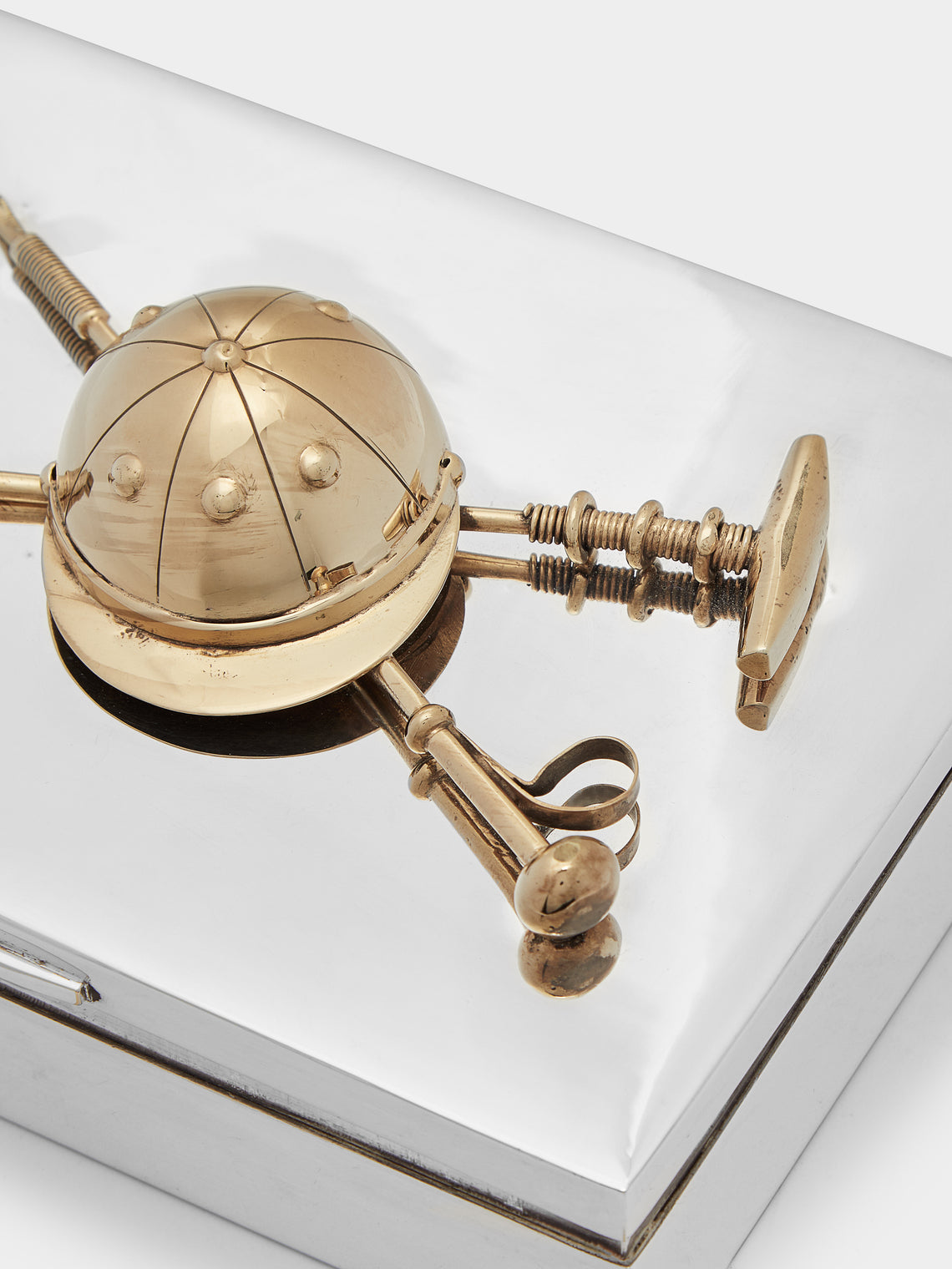 Antique and Vintage - 1960s Polo Silver-Plated and Gold-Plated Box -  - ABASK