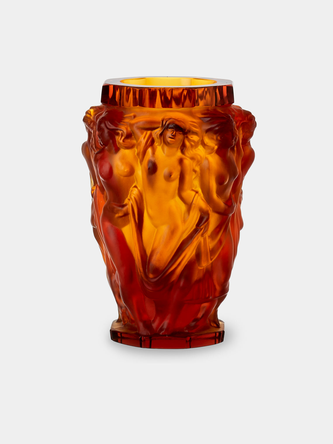 Akua Objects - Michael Hand-Blown Crystal Vase (6in/15cm) - Clear - ABASK - 