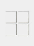 Borgo delle Tovaglie - Filo Linen Extra Large Napkins (Set of 4) - White - ABASK - 