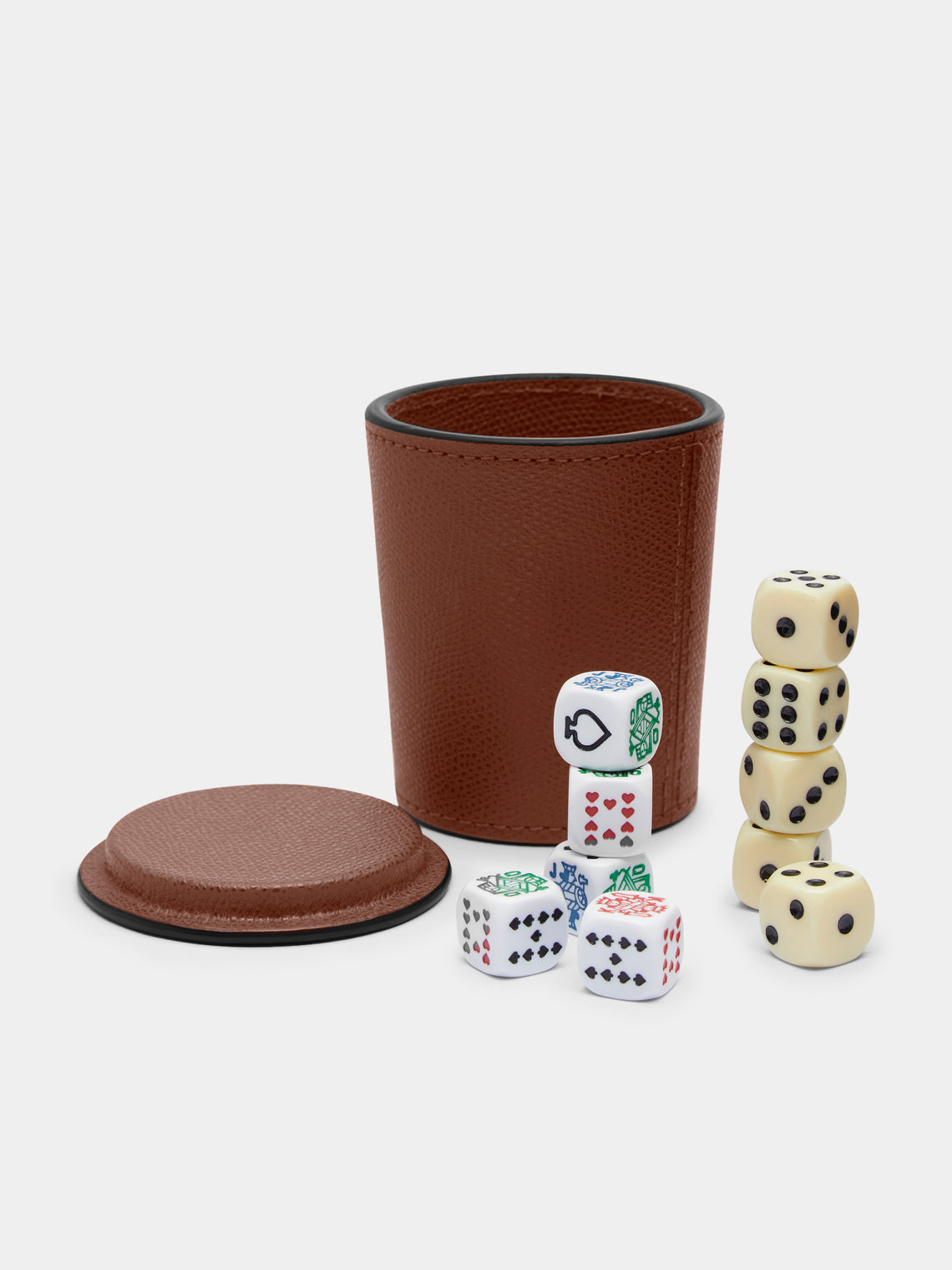 Giobagnara - Leather Dice Cup - Brown - ABASK