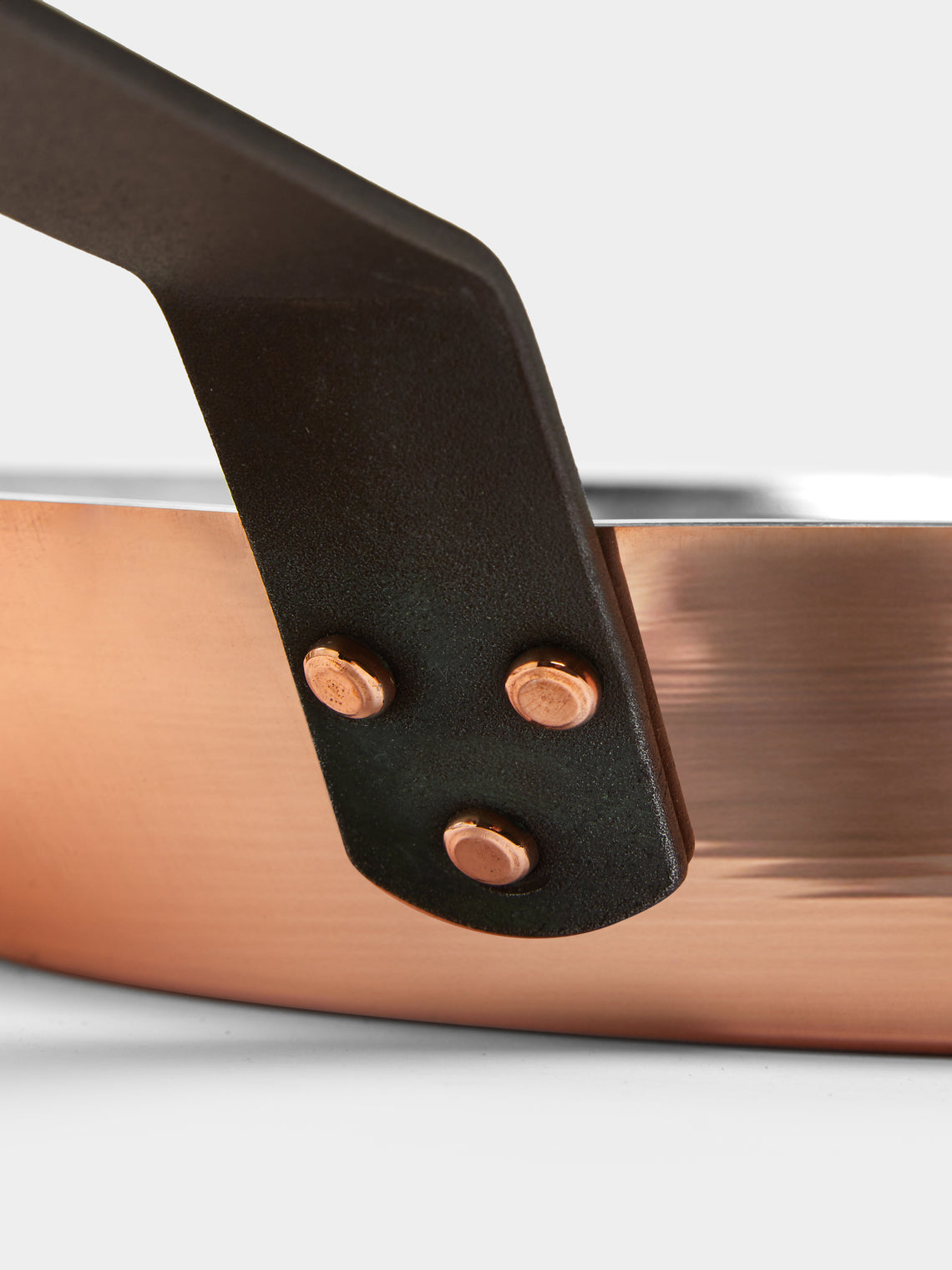 Netherton Foundry - Spun Copper Frying Pan with Ebonised Oak Handle -  - ABASK