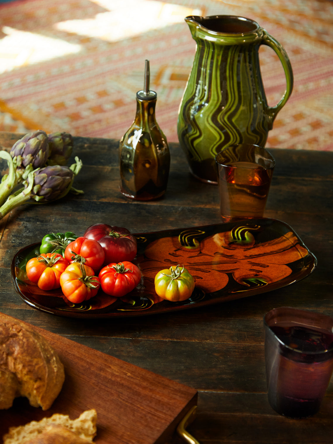 Mike Parry - Slipware Oblong Platter -  - ABASK