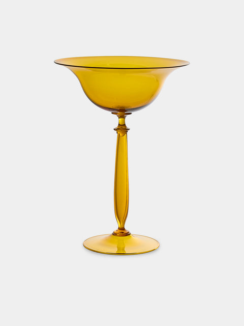 Antique and Vintage - 1930s Vittorio Zecchin Murano Glass Bowl - Yellow - ABASK - 