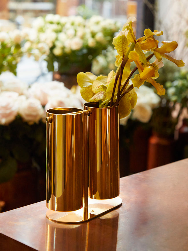 Carl Auböck - Brass Double Swinging Vase -  - ABASK