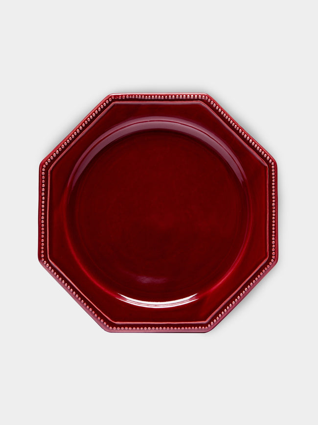 Maison Pichon Uzès - Louis XVI Hand-Glazed Ceramic Dinner Plates (Set of 4) -  - ABASK - 