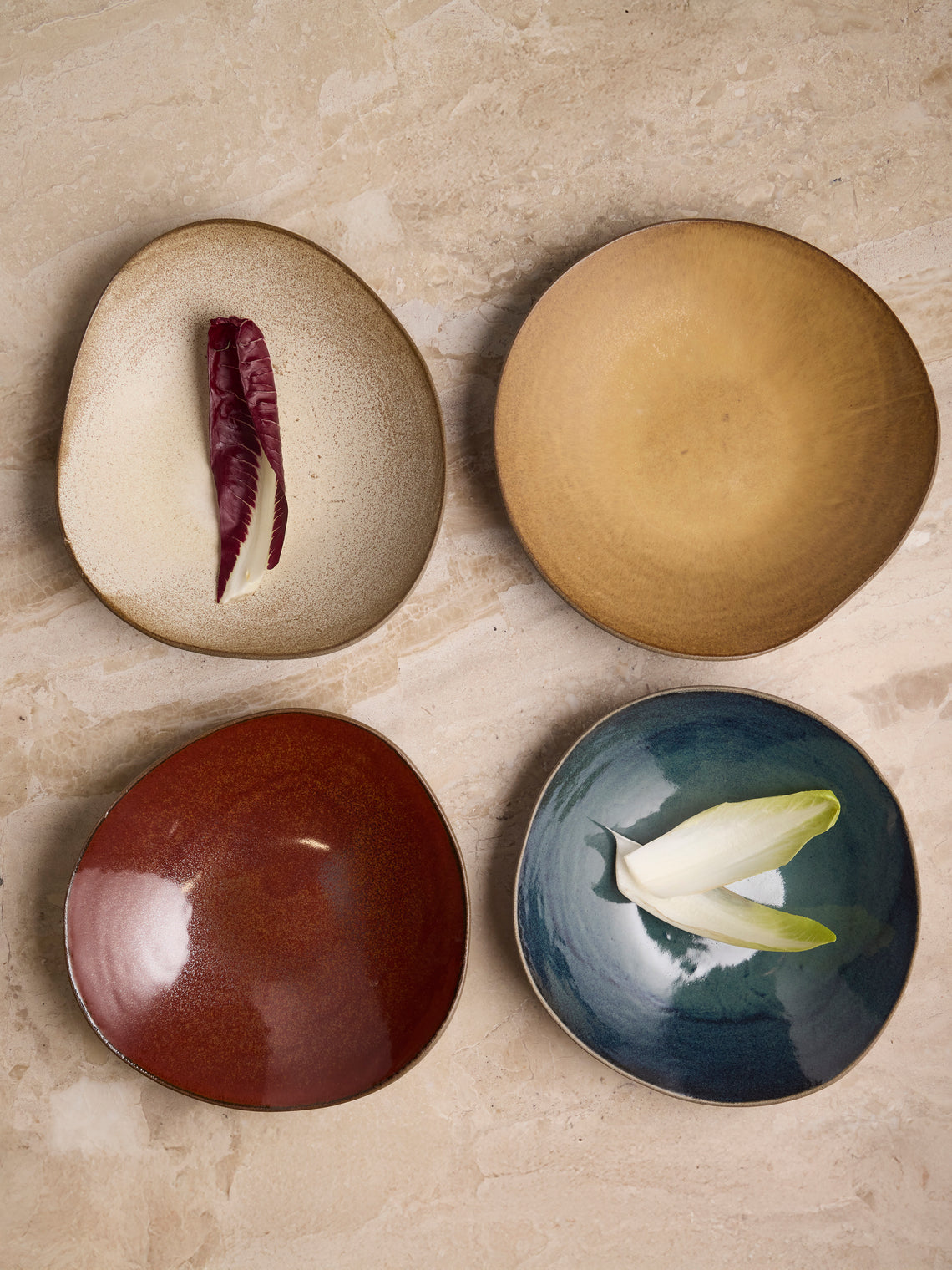 Hana Karim Studio - Hand-Built Stoneware Pasta Bowls (Set of 4) - Multiple - ABASK