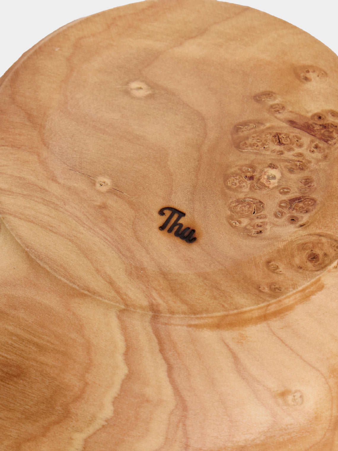 Thursday Furniture - Hand-Turned Japanese Holly Bowl - Natural - ABASK