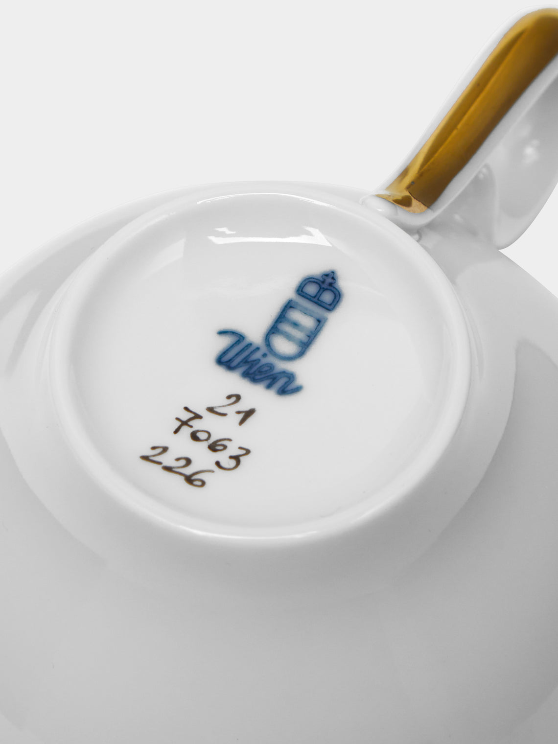 Augarten - Ena Rottenberg Hand-Painted Porcelain Coffee Cup and Saucer -  - ABASK