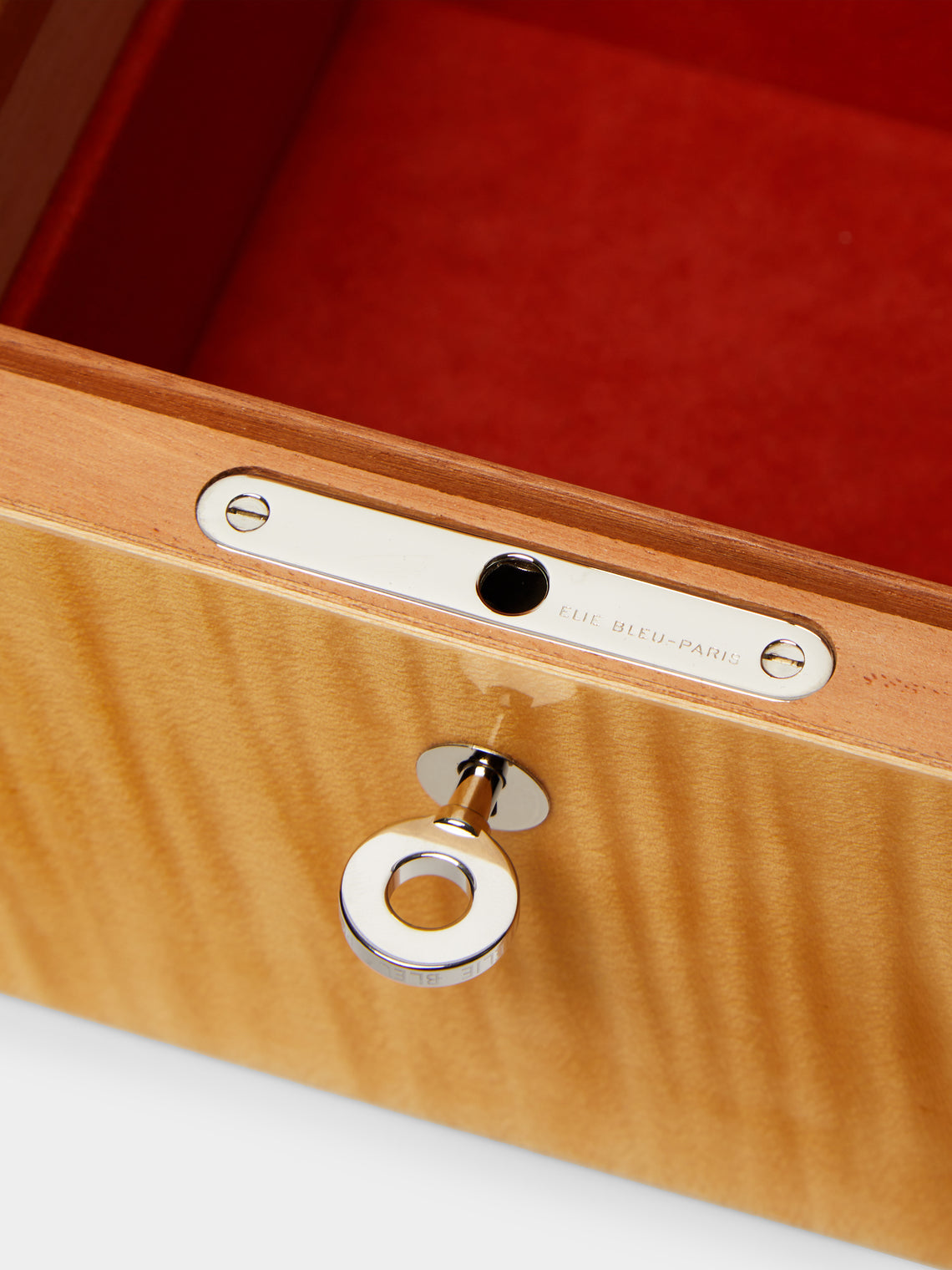 Elie Bleu - Vanities Love Marquetry Sycamore Jewellery Box - ABASK