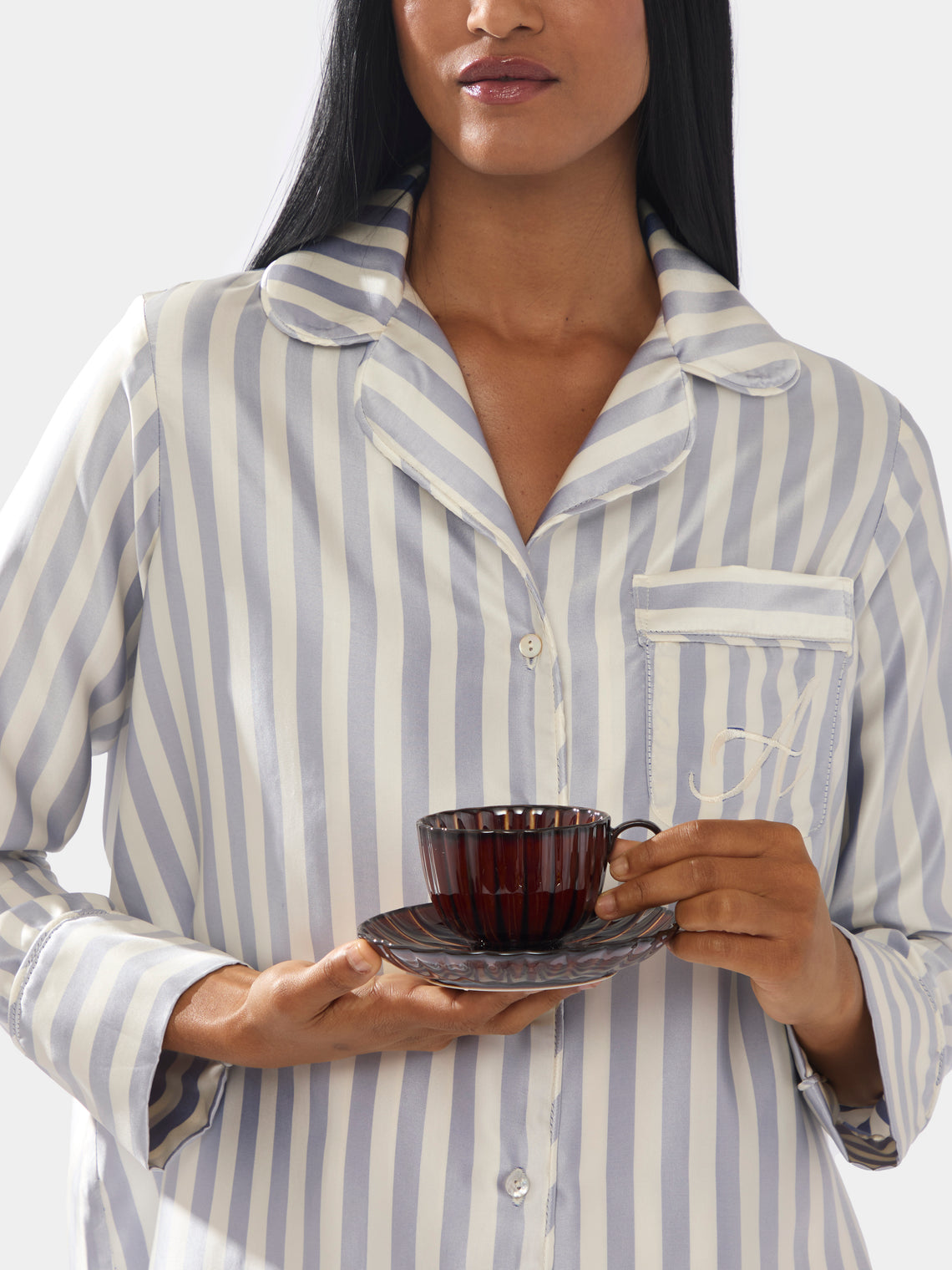 Women's The Albertine Silk Pajama Set | Size: S