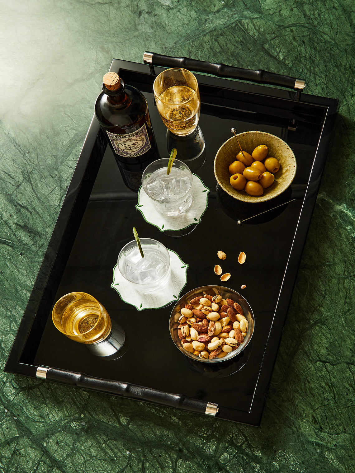 Riviere - Lacquered Leather Tray -  - ABASK
