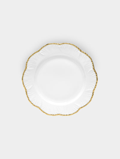 Pinto Paris - Simple Dentelle Hand-Painted Porcelain Dessert Plate -  - ABASK - 