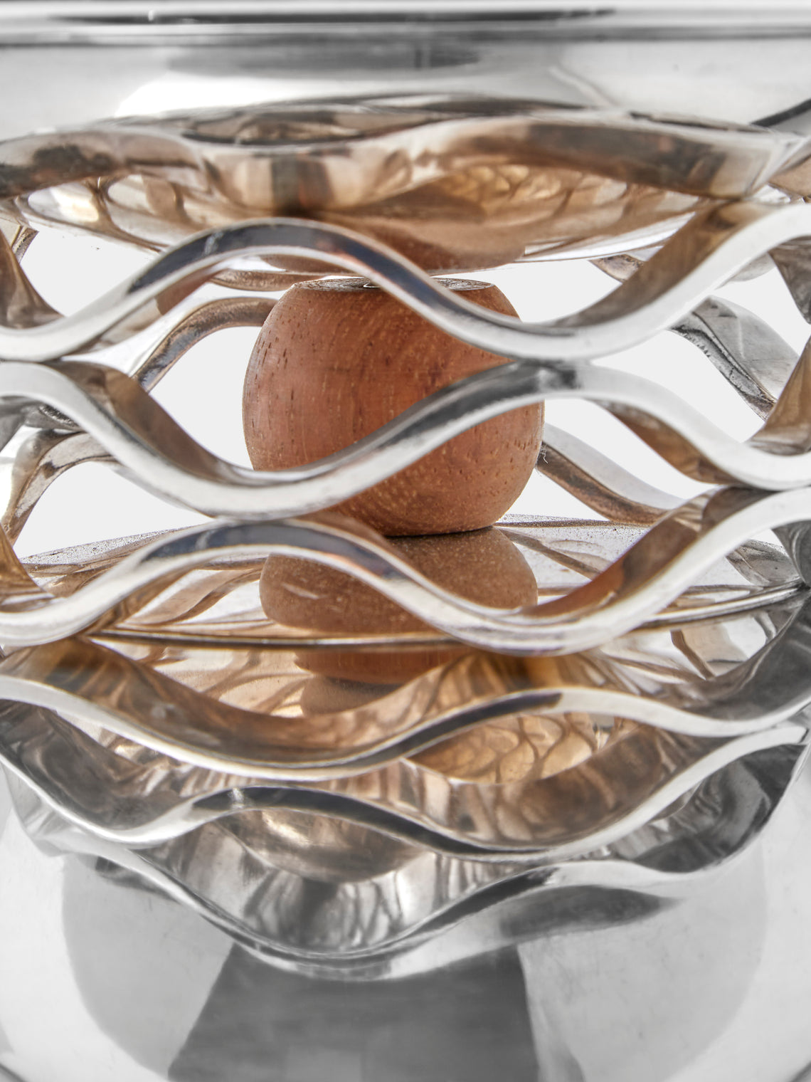 Antique and Vintage - 1940s Christofle Silver-Plated Raised Bowl - Silver - ABASK