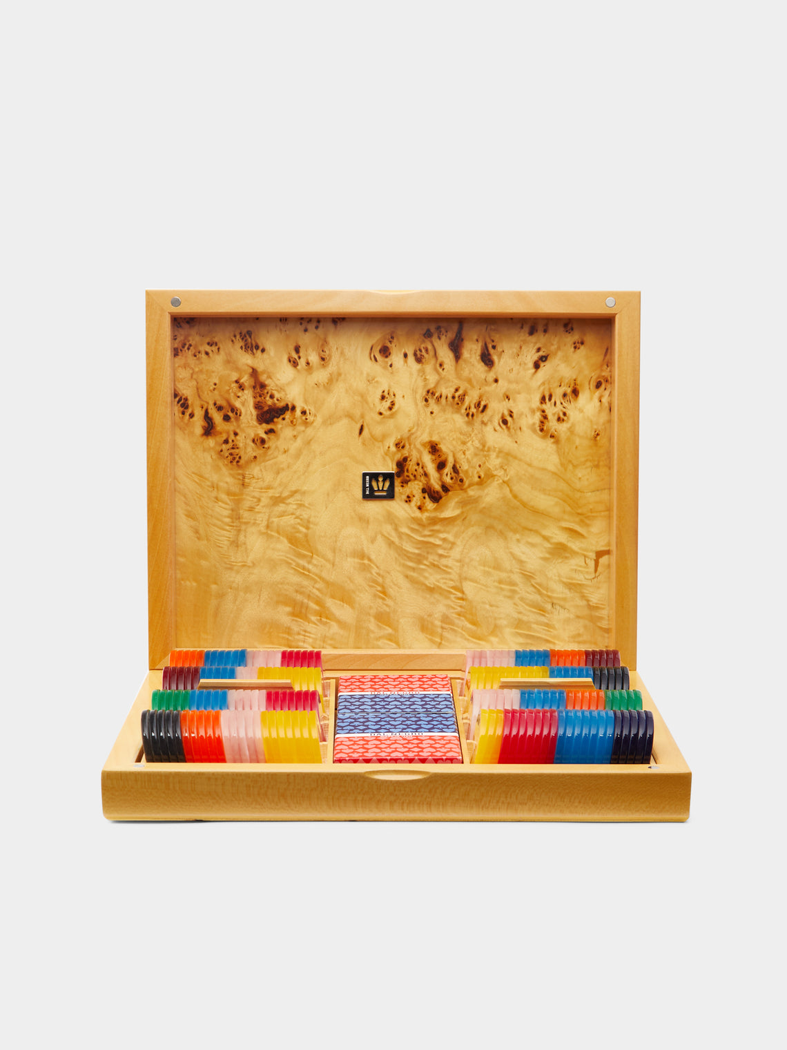 Dal Negro - Burlwood Poker Set -  - ABASK - 