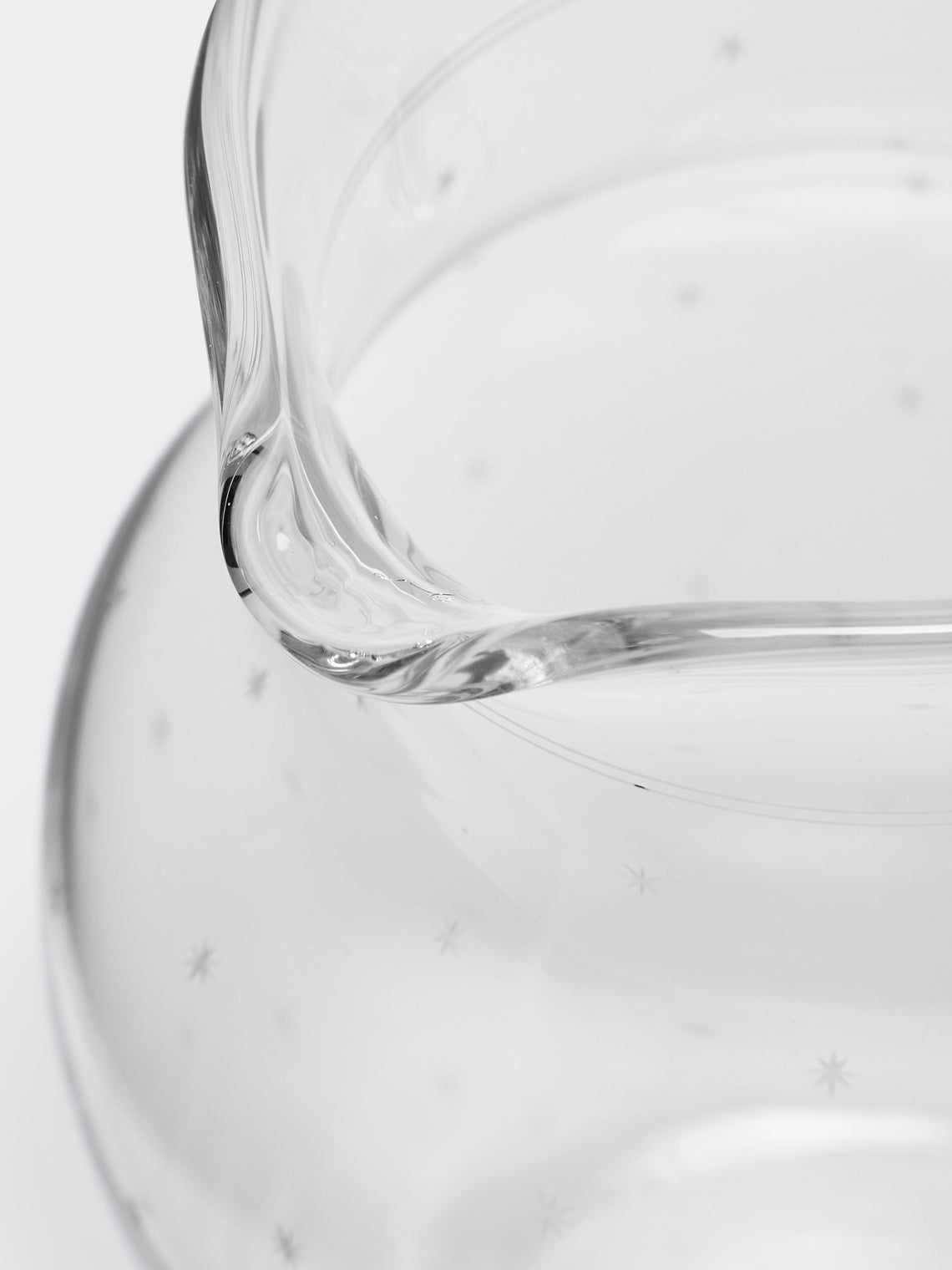 Lobmeyr - Rothschild Stars Hand-Engraved Crystal Water Pitcher -  - ABASK