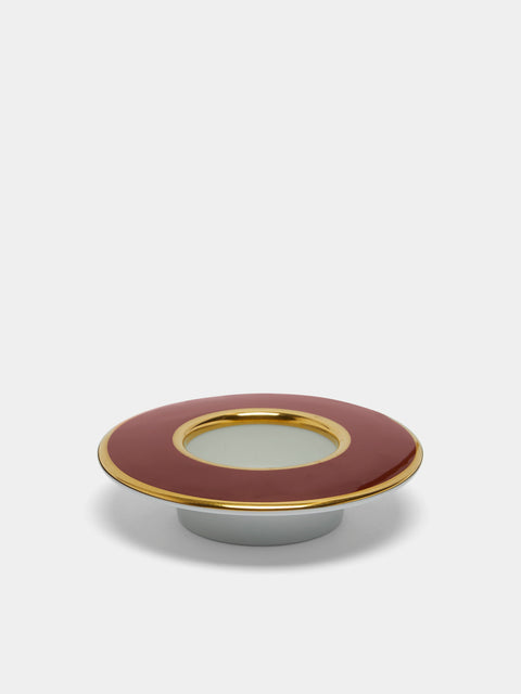 Augarten - Hand-Painted Porcelain Tealight Holders (Set of 2) -  - ABASK - 