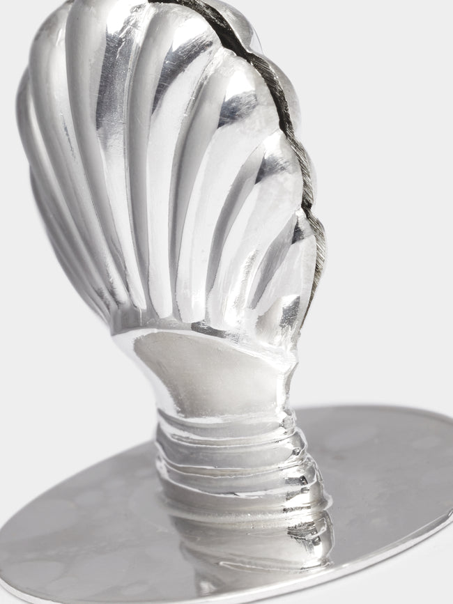 Jarosinski & Vaugoin - Shell Sterling Silver Place Card Holders (Set of 6) -  - ABASK