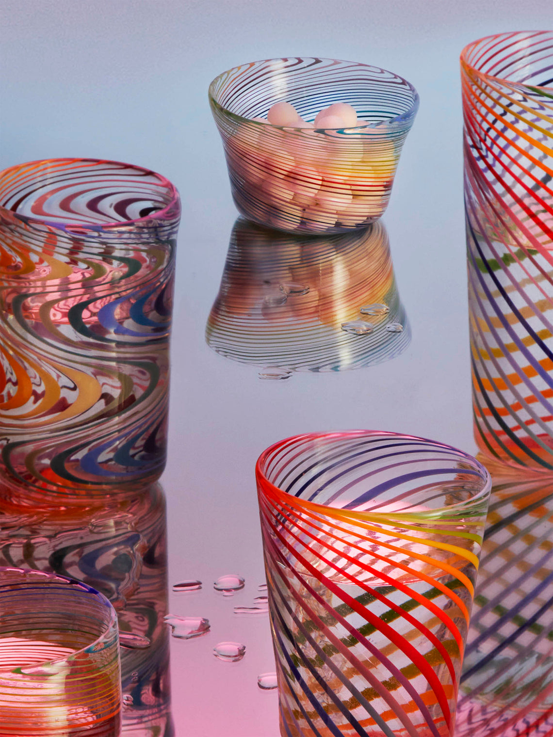 Pierrot Doremus - Filigrane Hand-Blown Glass Bowls (Set of 2) -  - ABASK