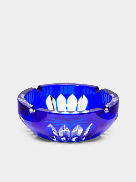 Cristallerie De Montbronn - Man Cut Crystal Ashtray -  - ABASK - 
