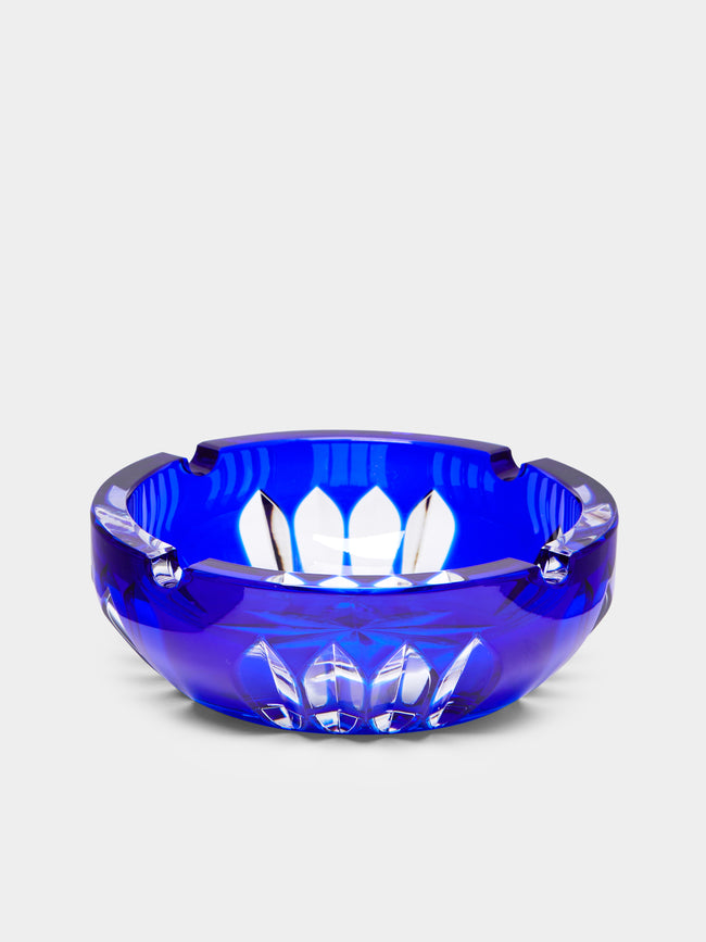 Cristallerie De Montbronn - Man Cut Crystal Ashtray -  - ABASK - 