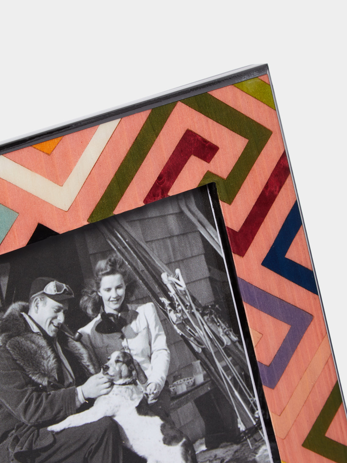 Biagio Barile - Labyrinth Wood Inlay Photo Frame -  - ABASK