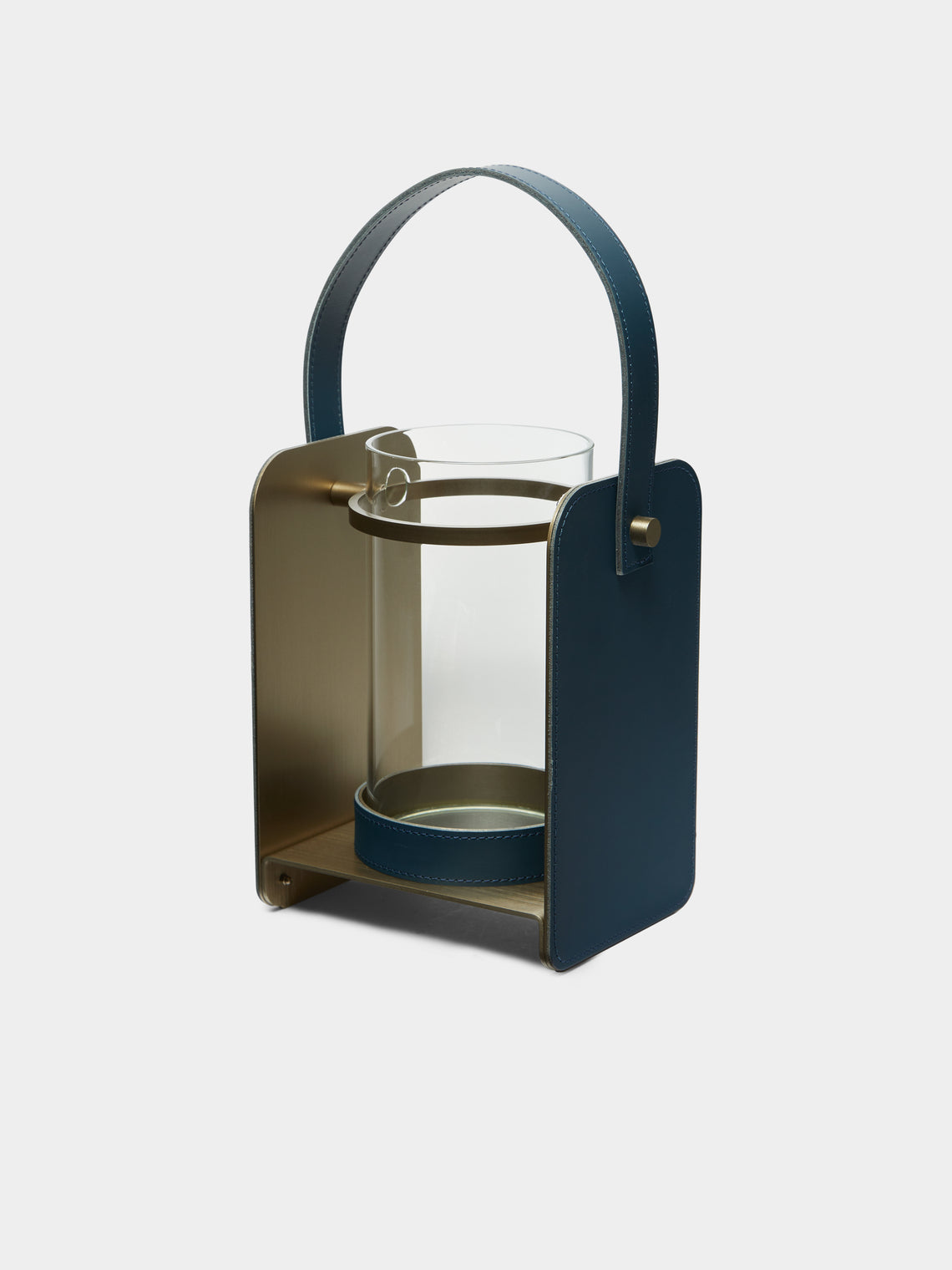 Rabitti 1969 - Lumen Glass and Leather Small Lantern -  - ABASK