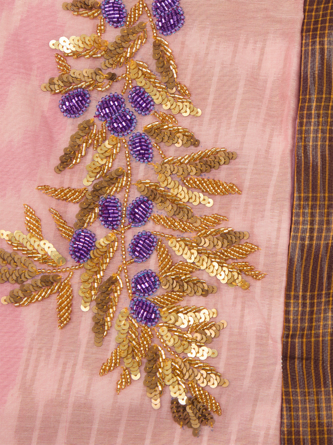 Nazzy Beglari - Hand-Loomed Ikat Silk and Cotton Kaftan Dress  | One Size -  - ABASK